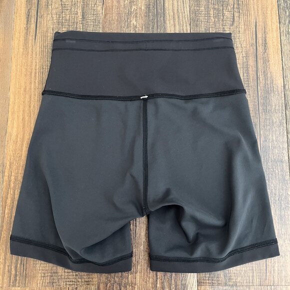 Lululemon Wunder Train High-Rise Short 6" W7BESS Bike Short Size 6 Black - Picture 10 of 14